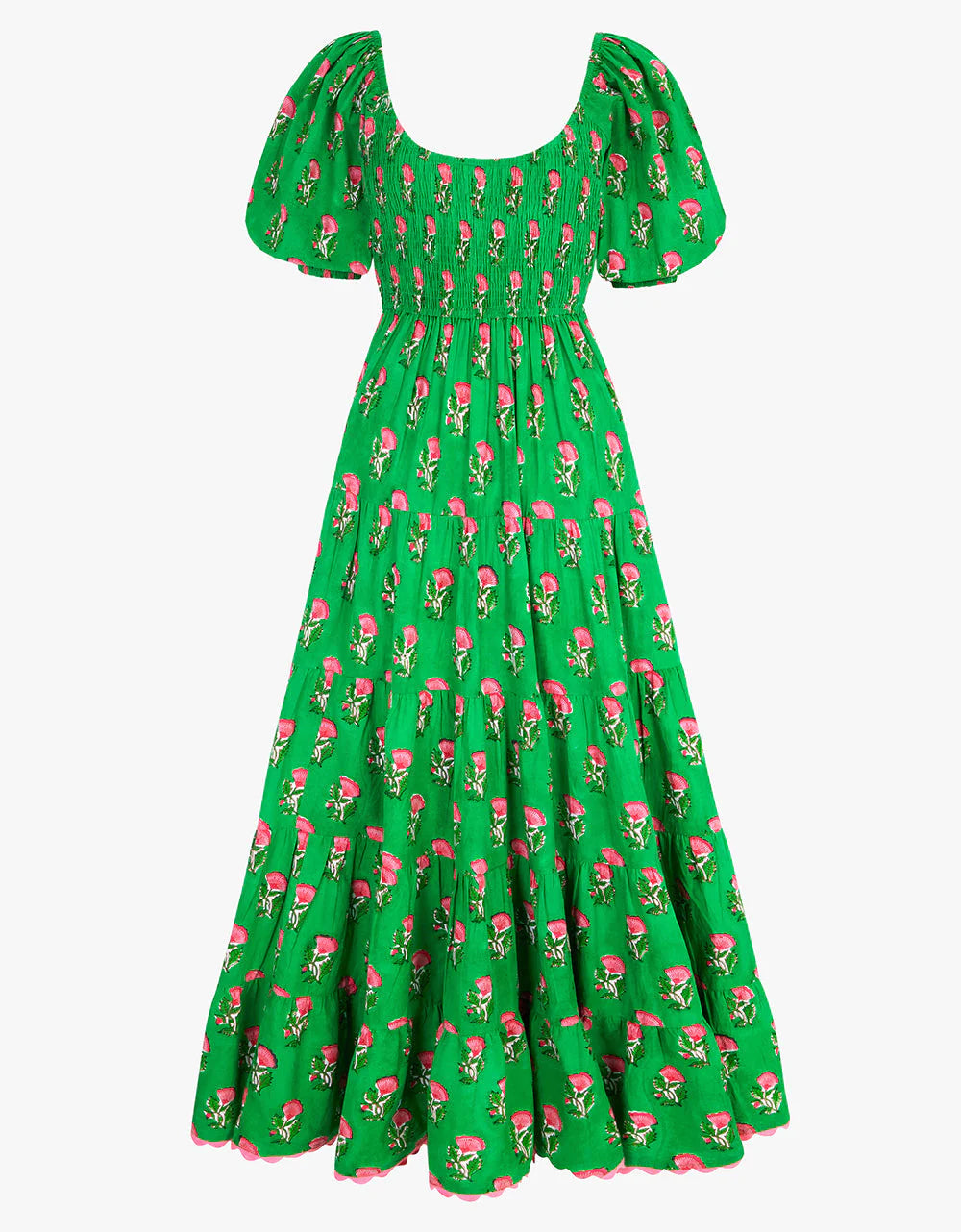 Angelina Dress - Parakeet Blossom