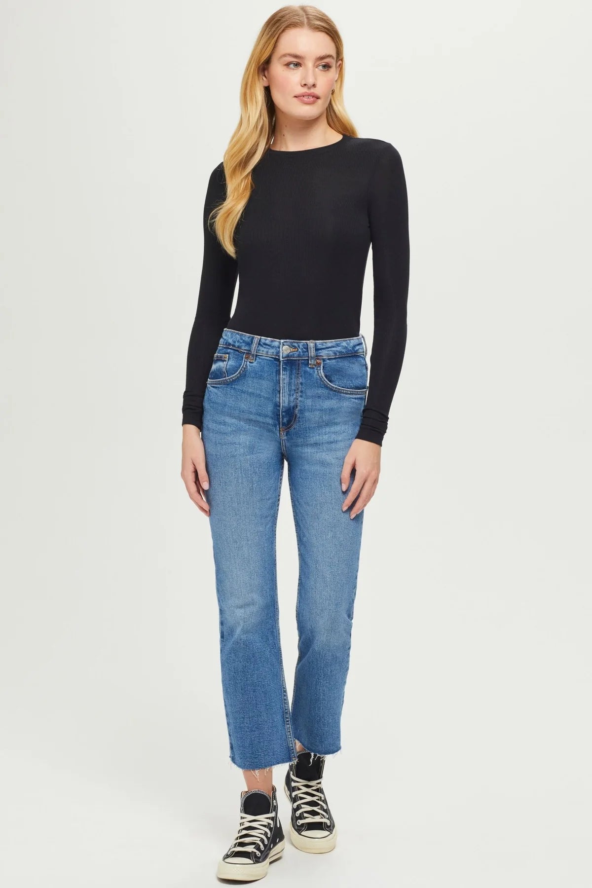 Ribbed Long Sleeve Tee