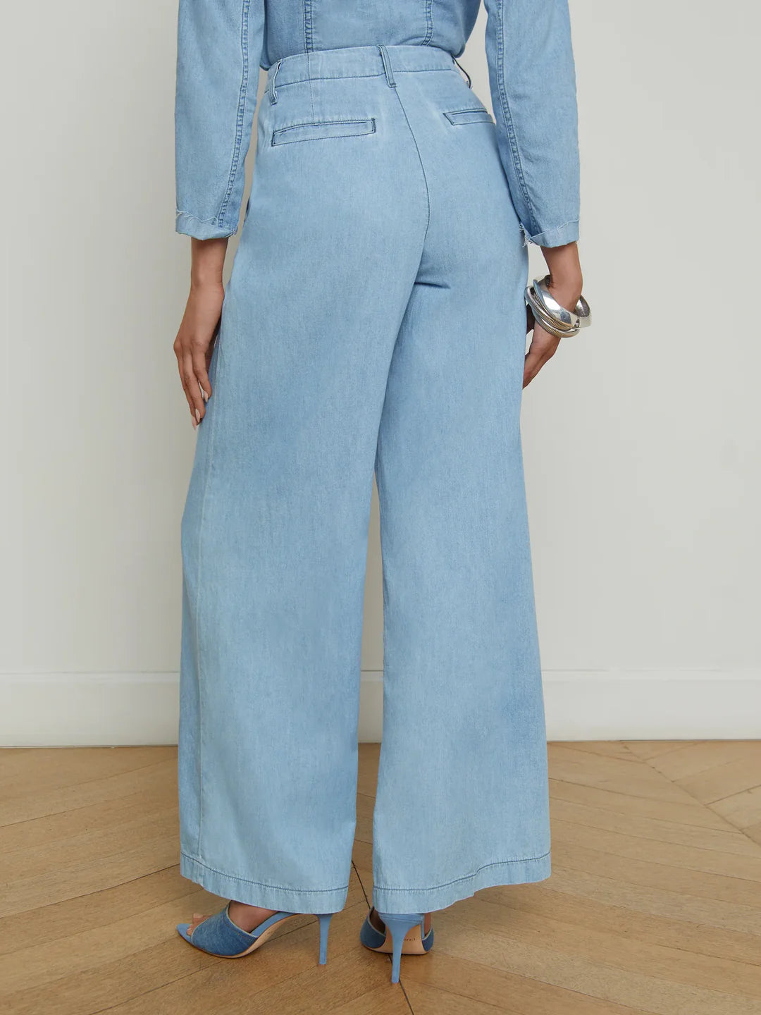 Runa High Rise Wide Leg Trouser - Lozano