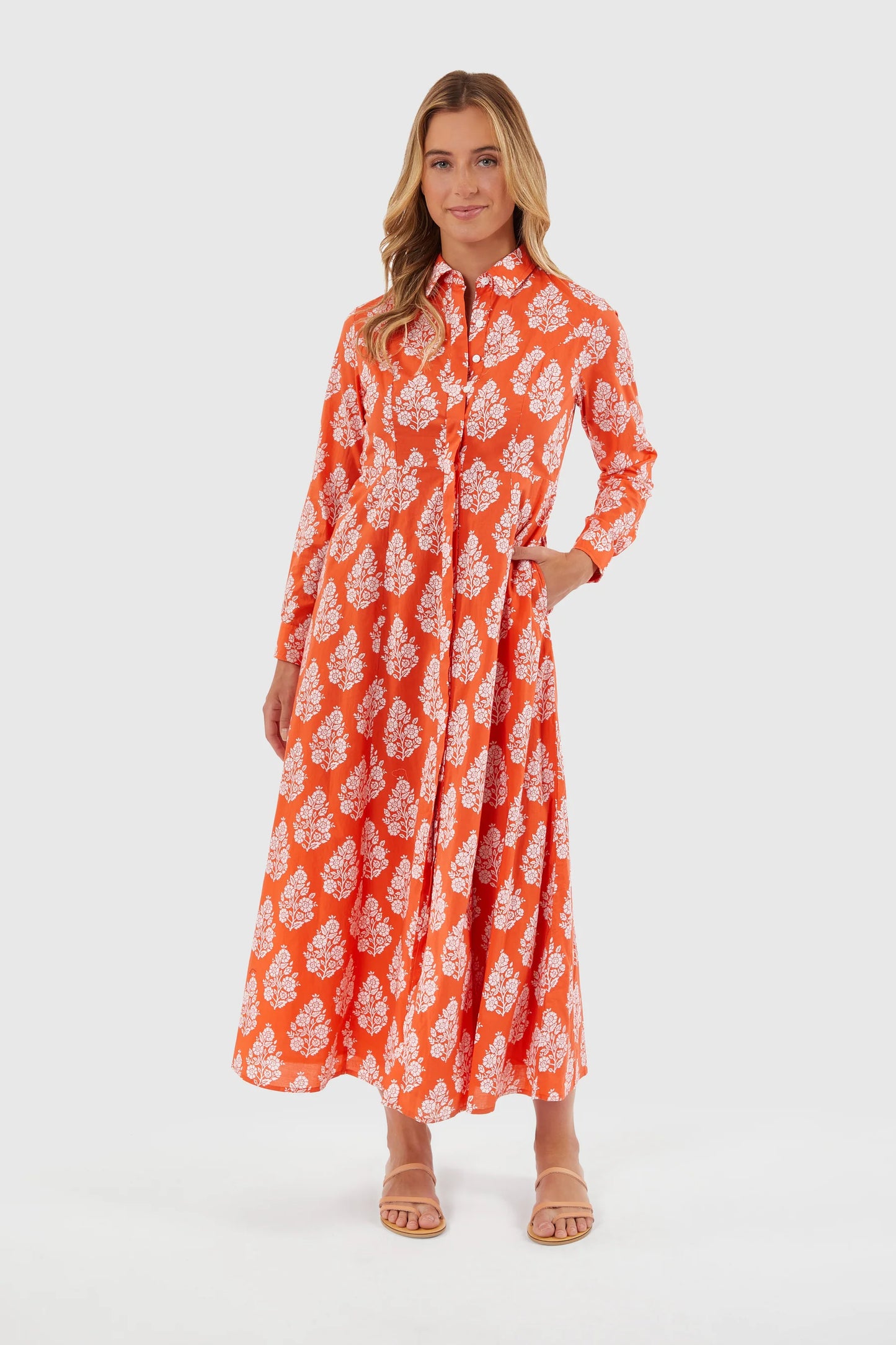 Classic Shirtdress - Flower Bunch