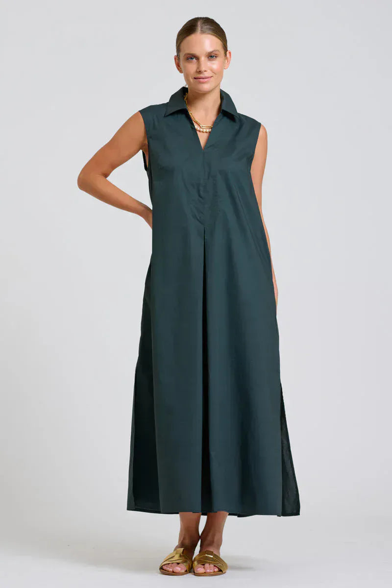 Freya Shirt Dress - Slate