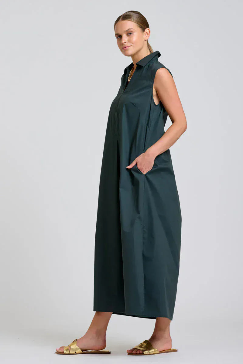 Freya Shirt Dress - Slate