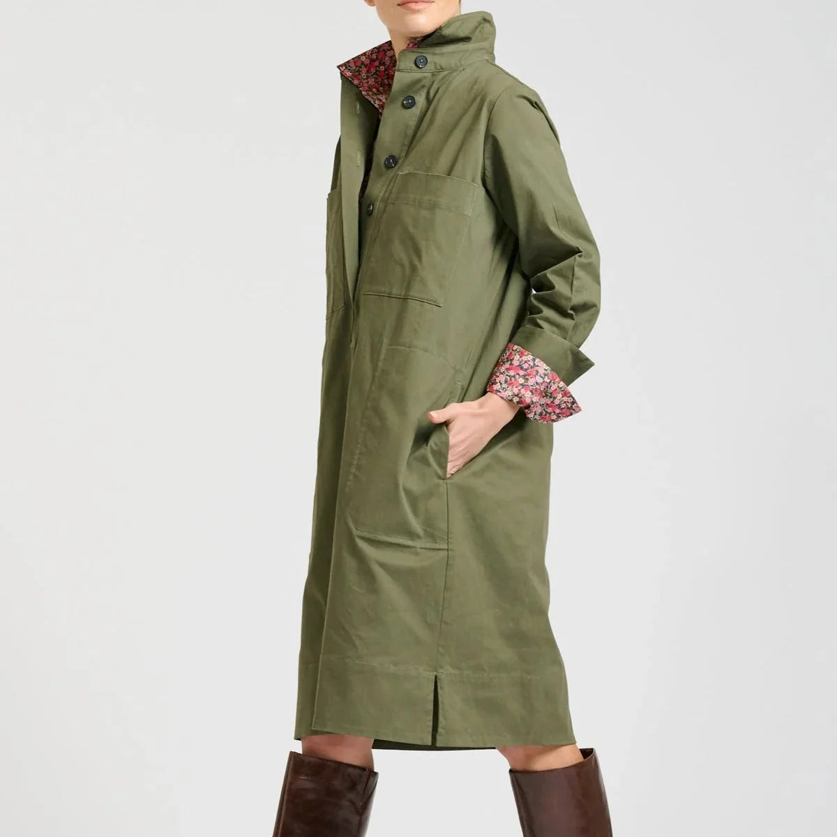 Jane Utility Dress - Khaki