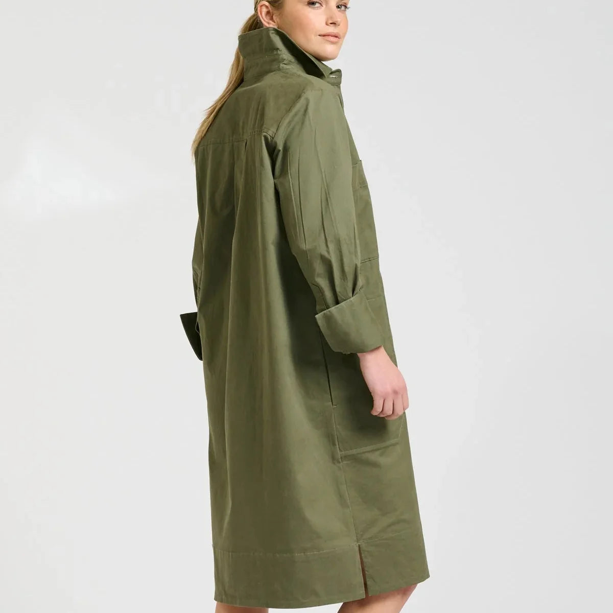Jane Utility Dress - Khaki