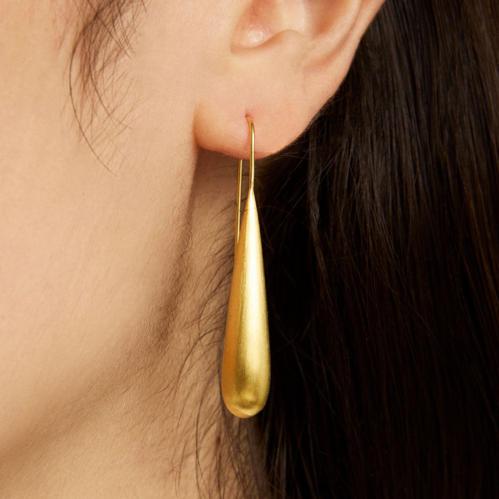 Monaco Drop Earrings - Gold