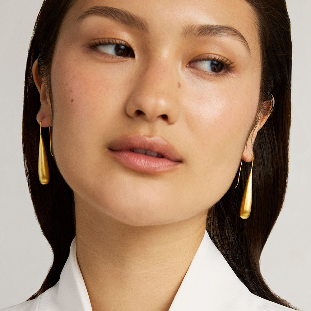 Monaco Drop Earrings - Gold