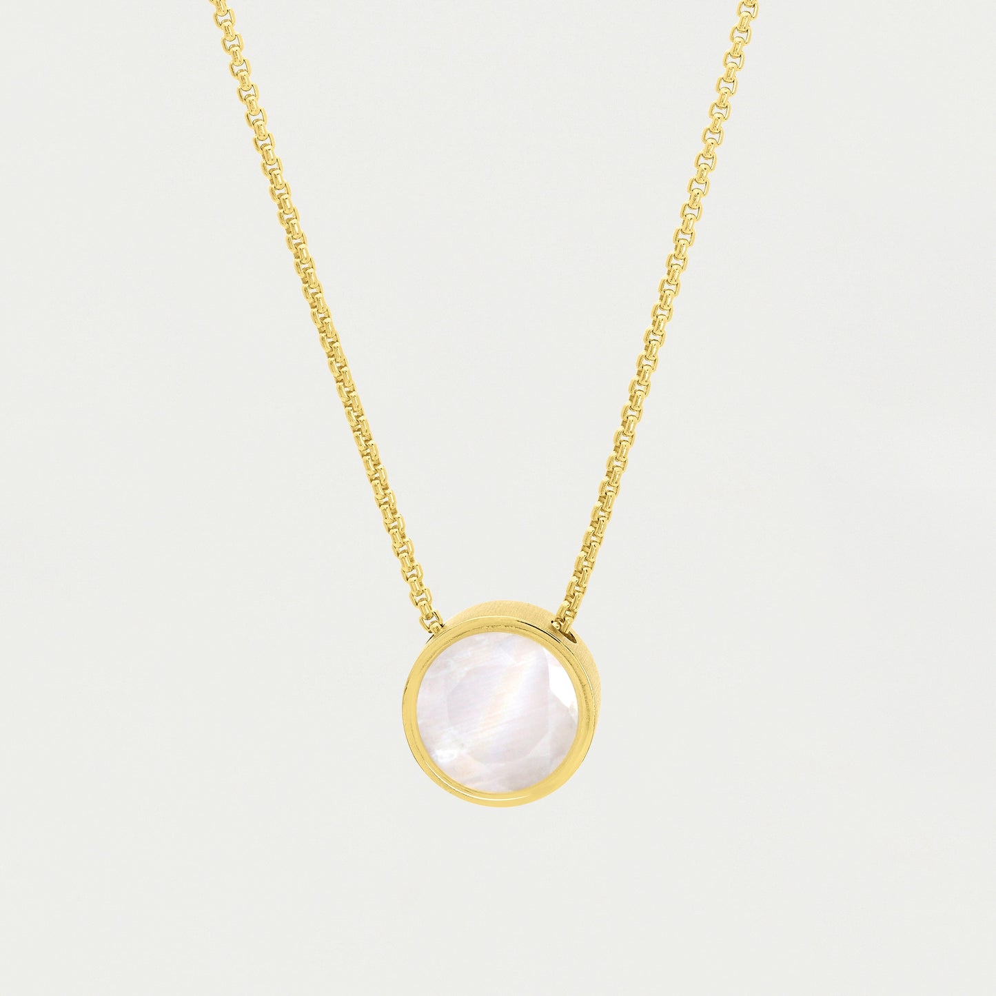 Signature Pendant - Moonstone/Gold