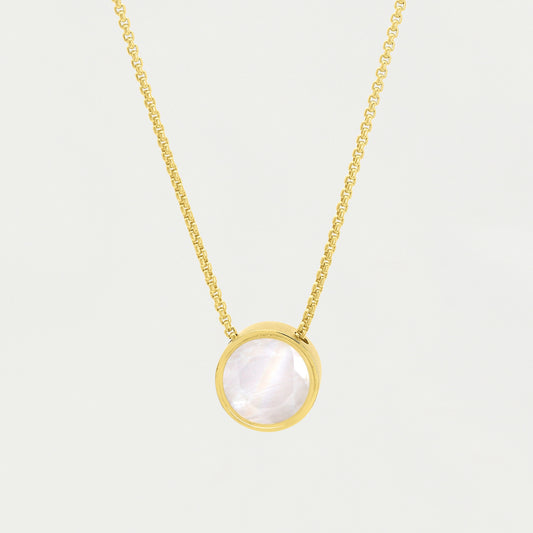 Signature Pendant - Moonstone/Gold