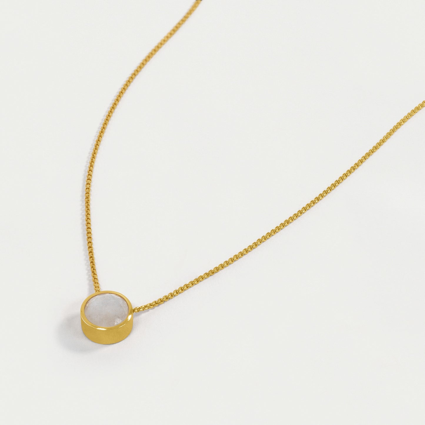 Signature Pendant - Moonstone/Gold
