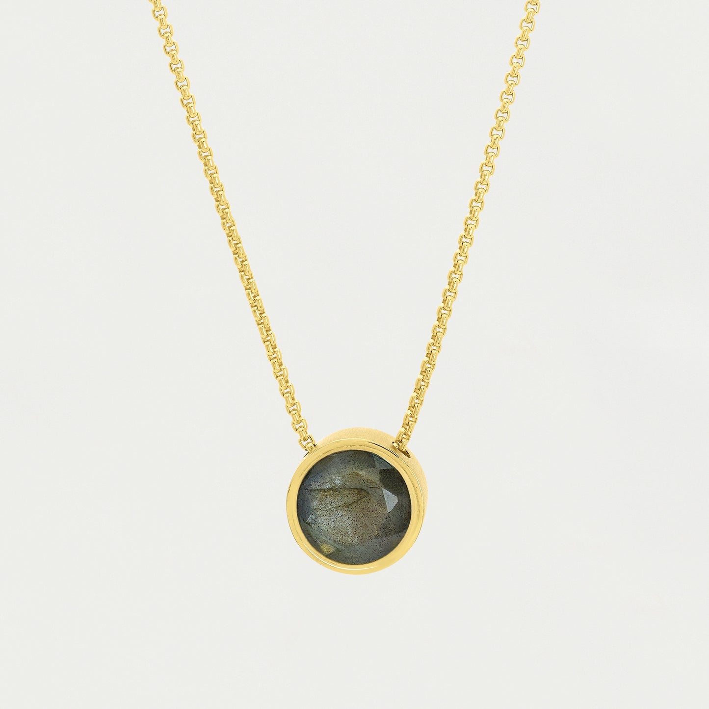 Signature Pendant - Labradorite/Gold