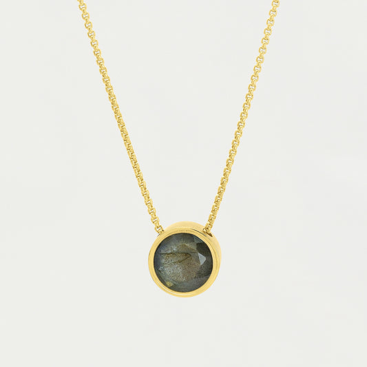 Signature Pendant - Labradorite/Gold