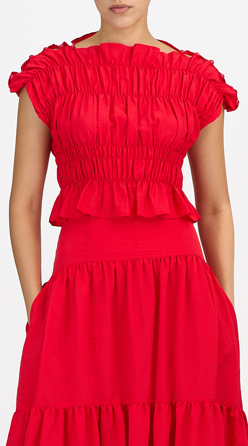 Evalina Top - Goji Berry