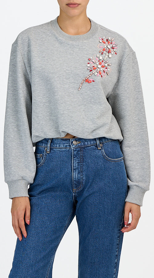 Twilight Spark Davini Pullover - Heather Grey