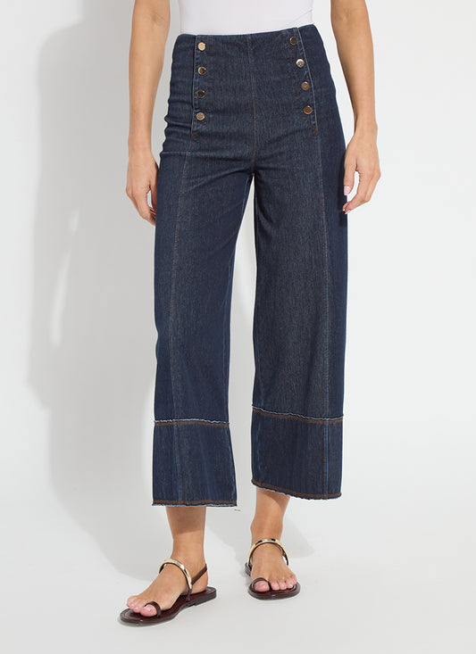 Kaia Wide Leg Denim - Indigo