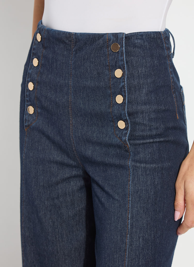 Kaia Wide Leg Denim - Indigo