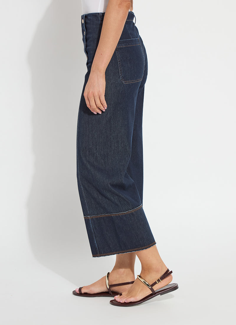 Kaia Wide Leg Denim - Indigo