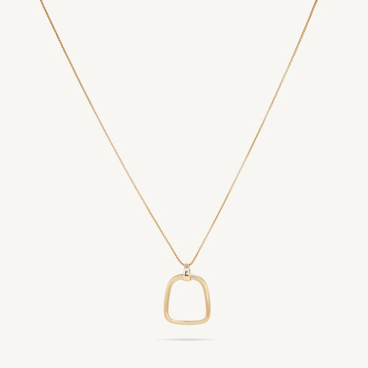 Montecito Long Pendant Necklace - Gold