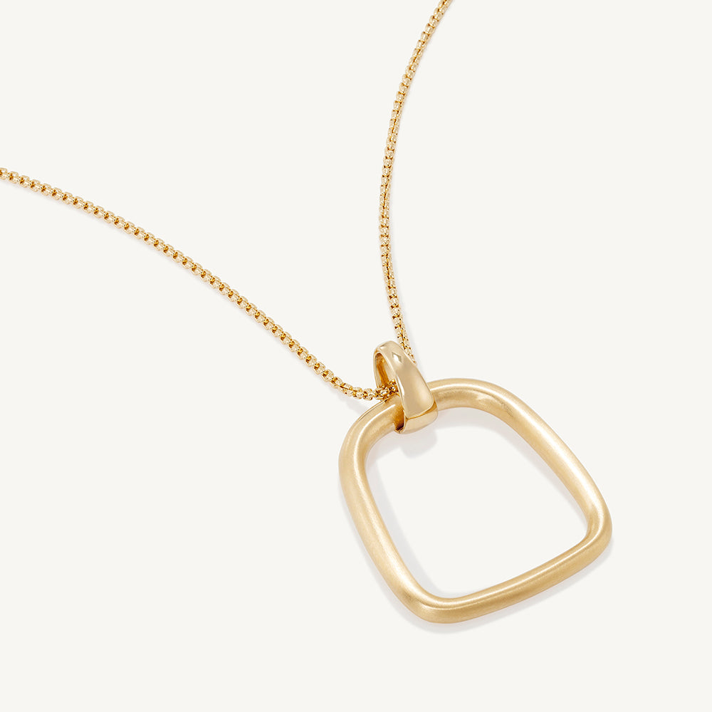 Montecito Long Pendant Necklace - Gold