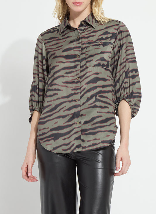 Victorian Flowy Balloon Sleeve Shirt - Untamed Grace