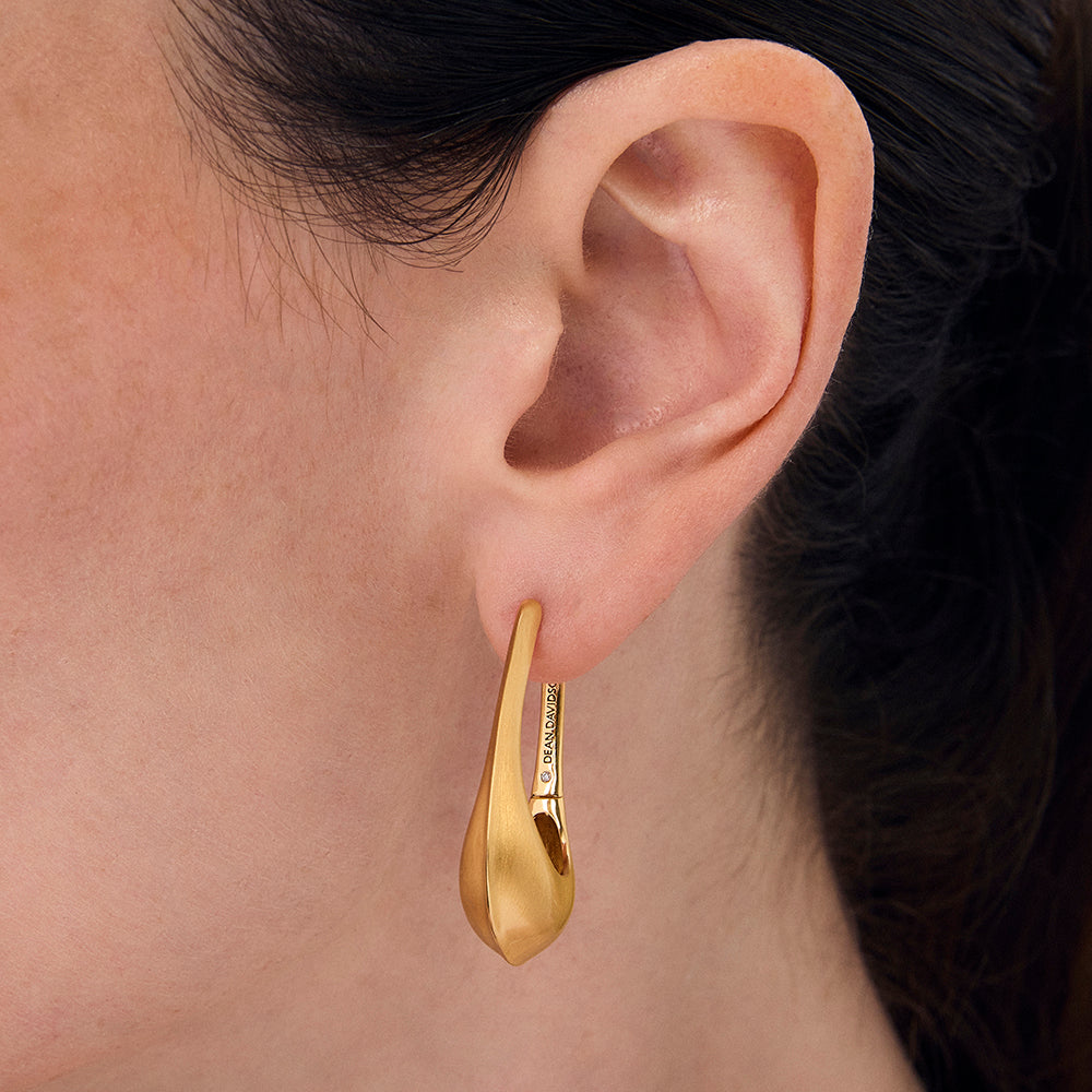 Phuket Hinged Hoop - Gold
