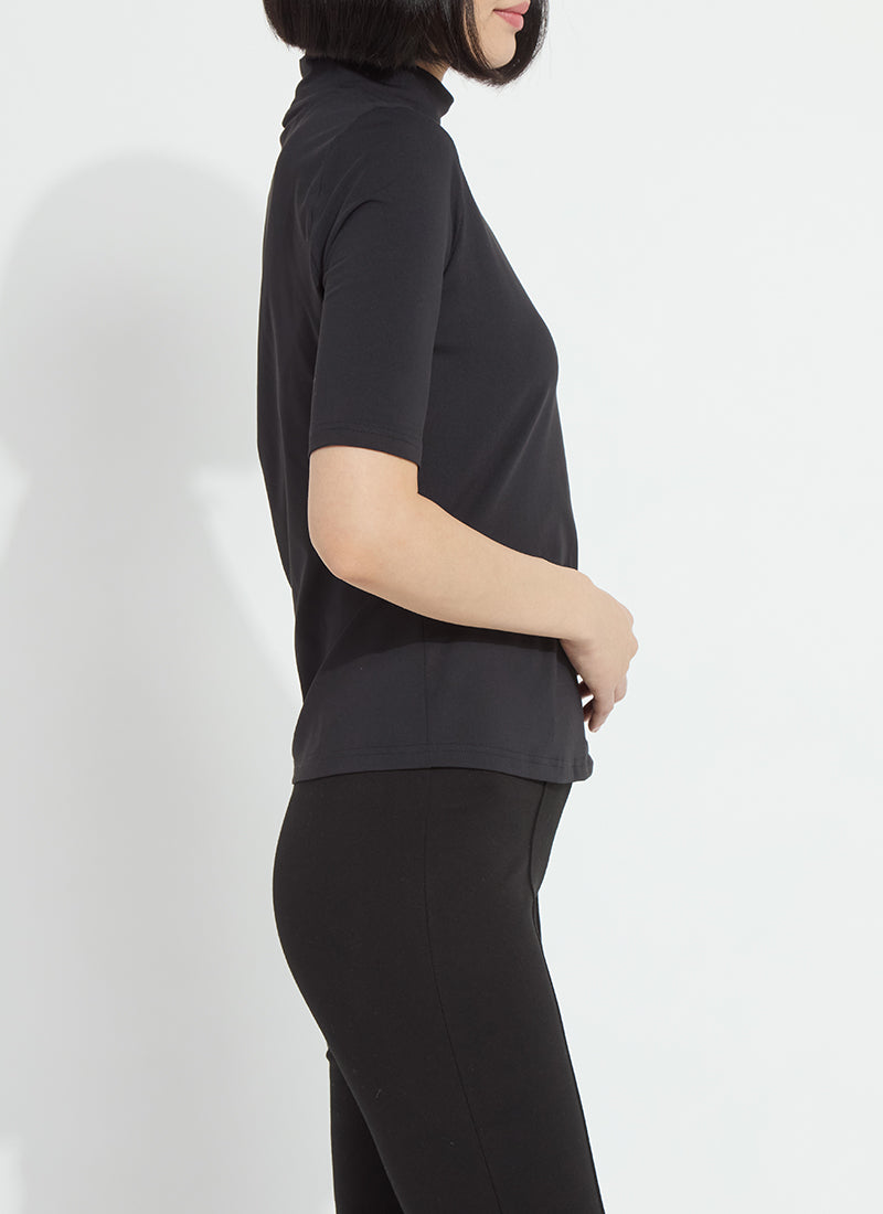 Clara Mockneck Elbow Sleeve Top