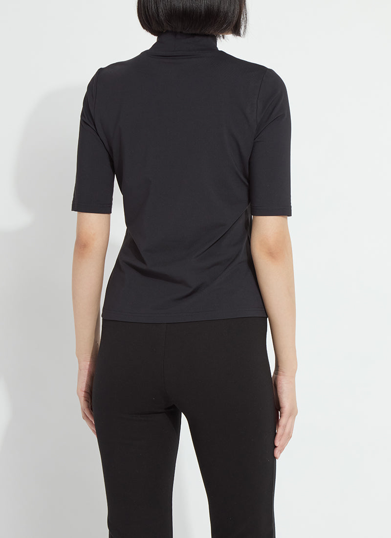 Clara Mockneck Elbow Sleeve Top