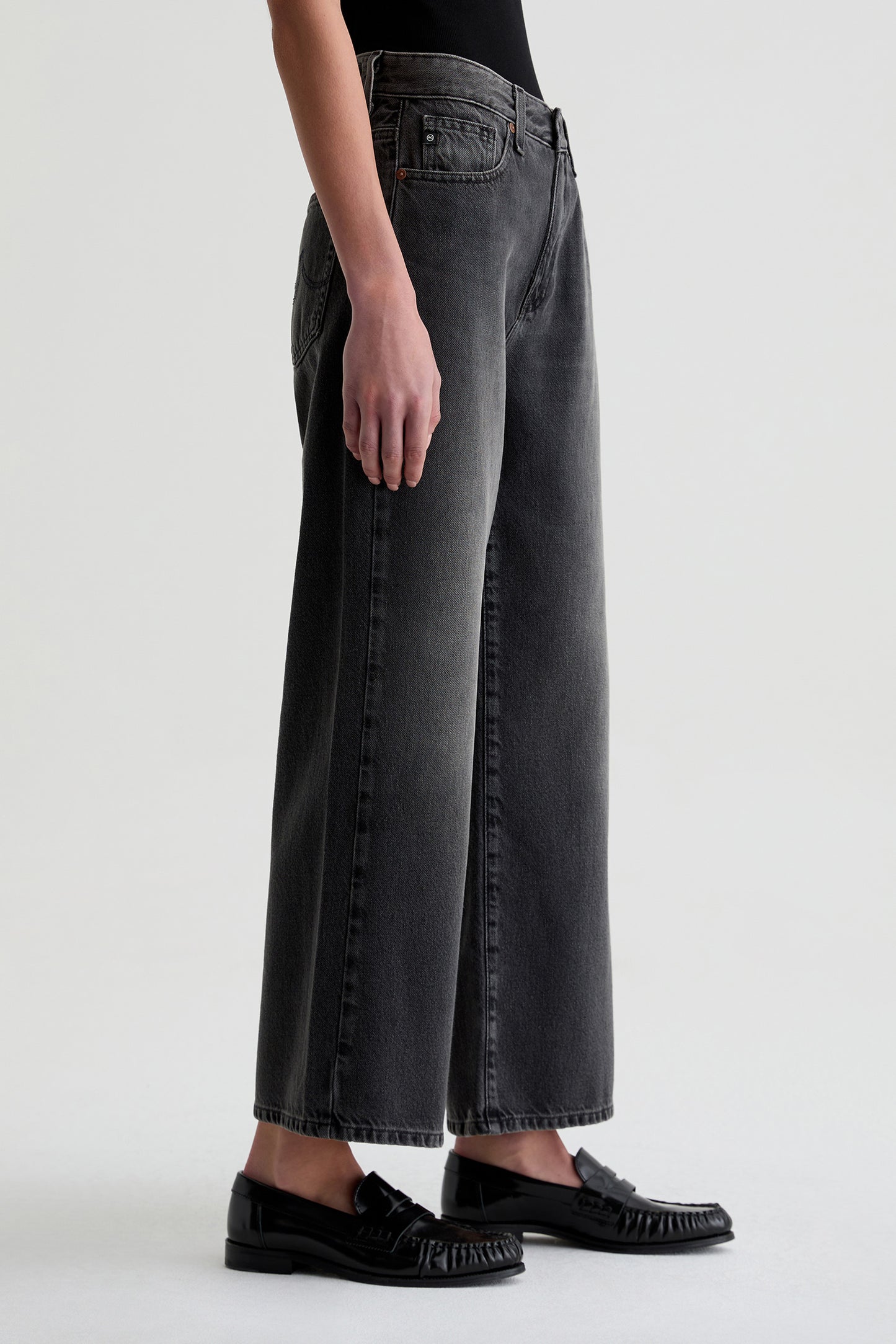 Saige Wide Leg Crop - Overnight