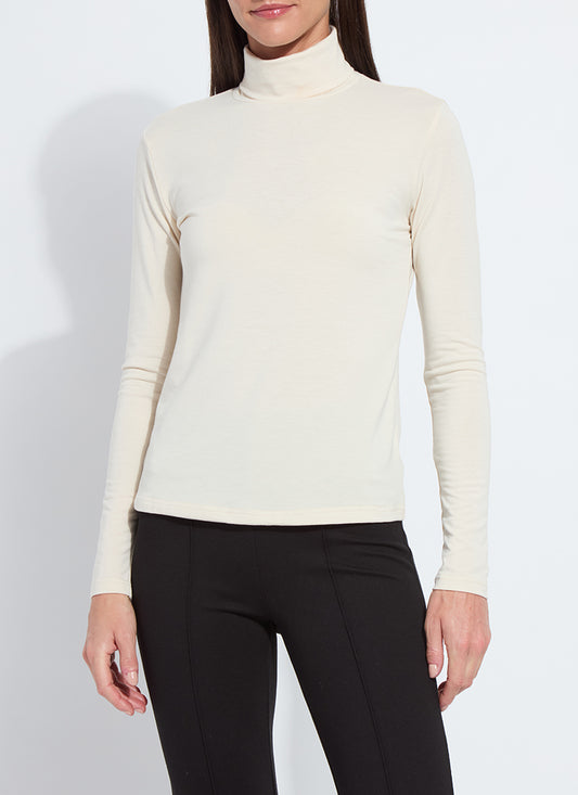 Essential Longsleeve Turtleneck - Latte