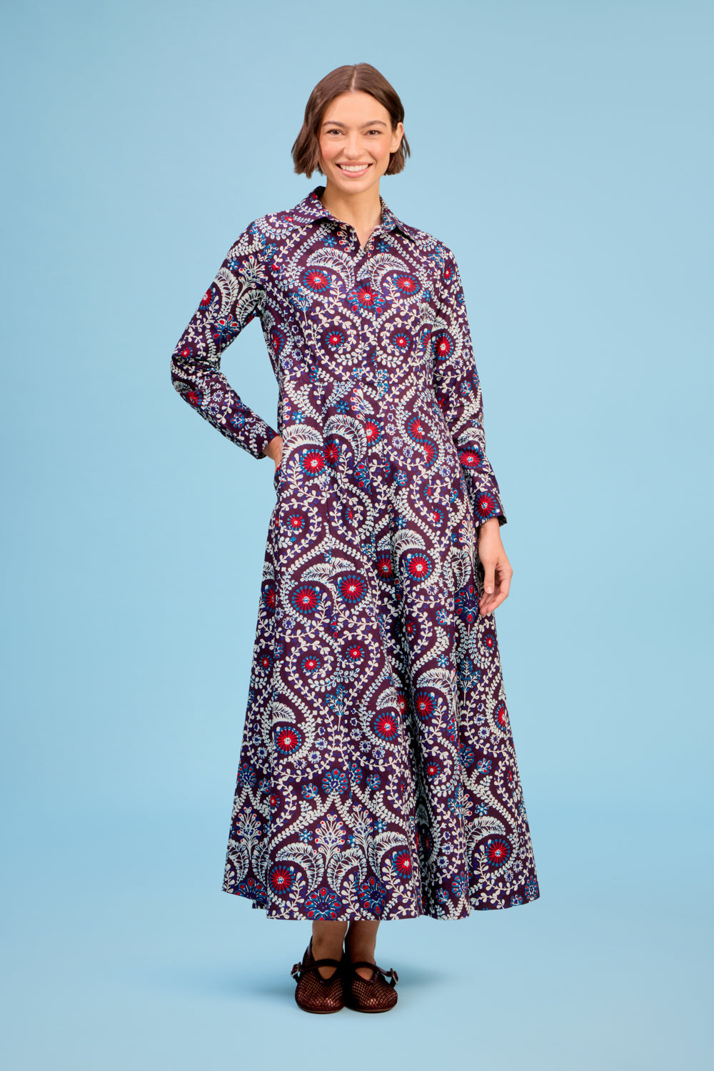 Classic Shirtdress - Scroll