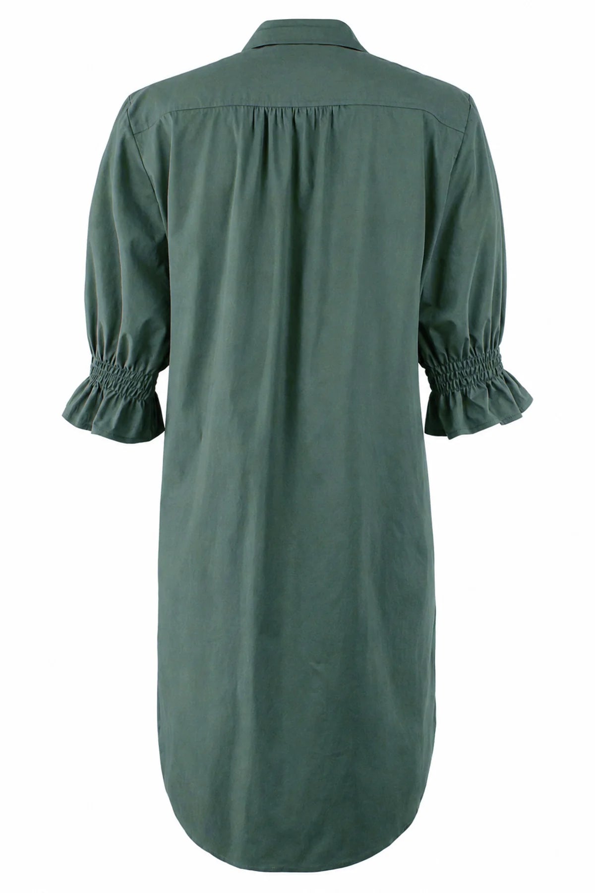 Miller Shirt Dress - Jade Weathercloth
