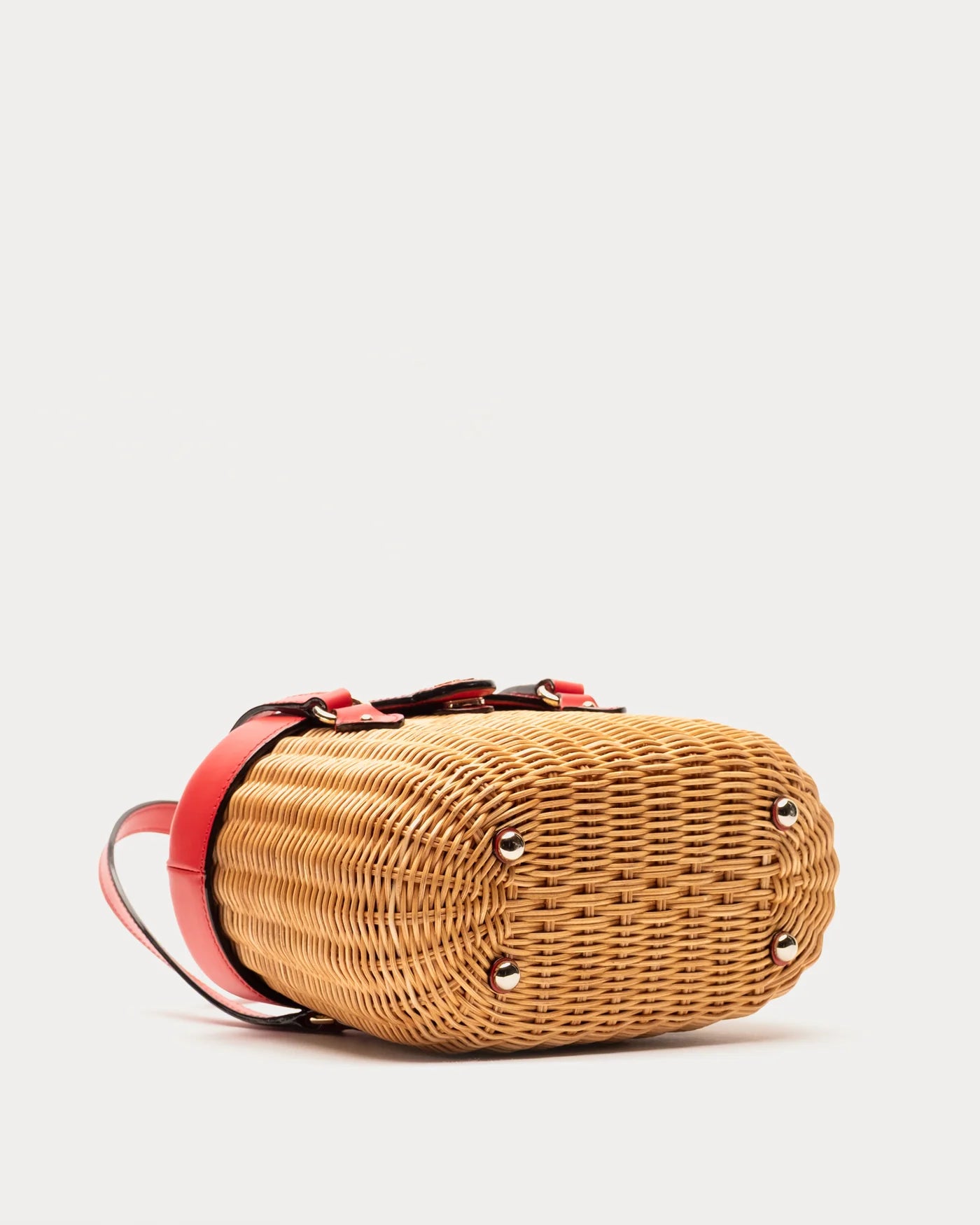 Willow Wicker Basket - Red