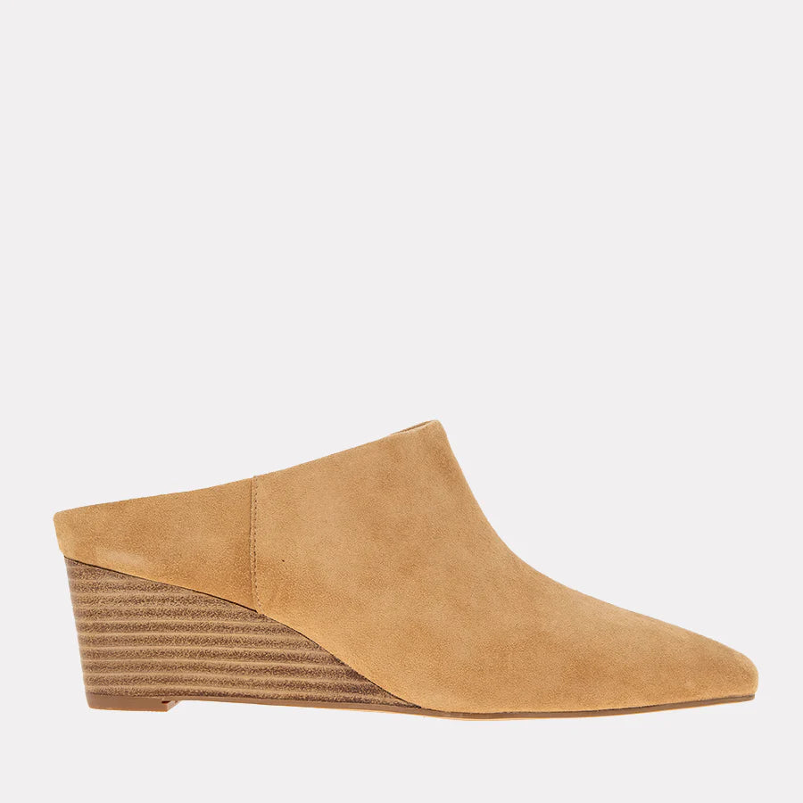 Wyatt Suede Mule - Biscuit