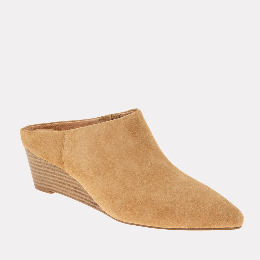 Wyatt Suede Mule - Biscuit