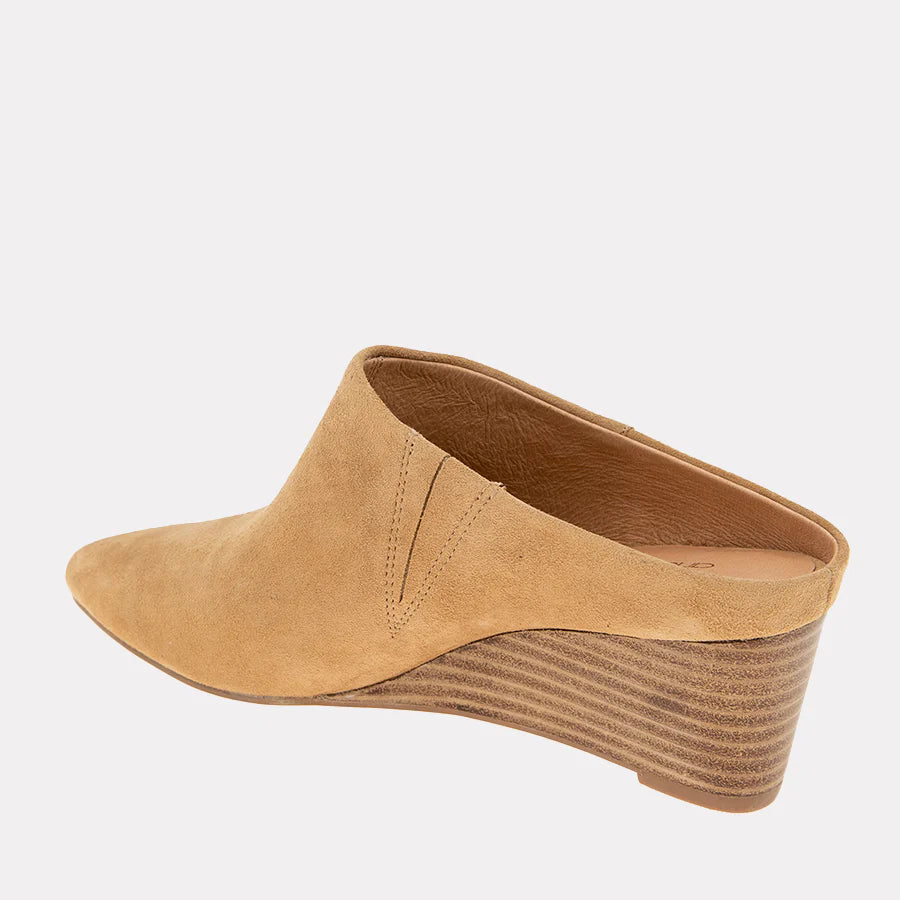 Wyatt Suede Mule - Biscuit