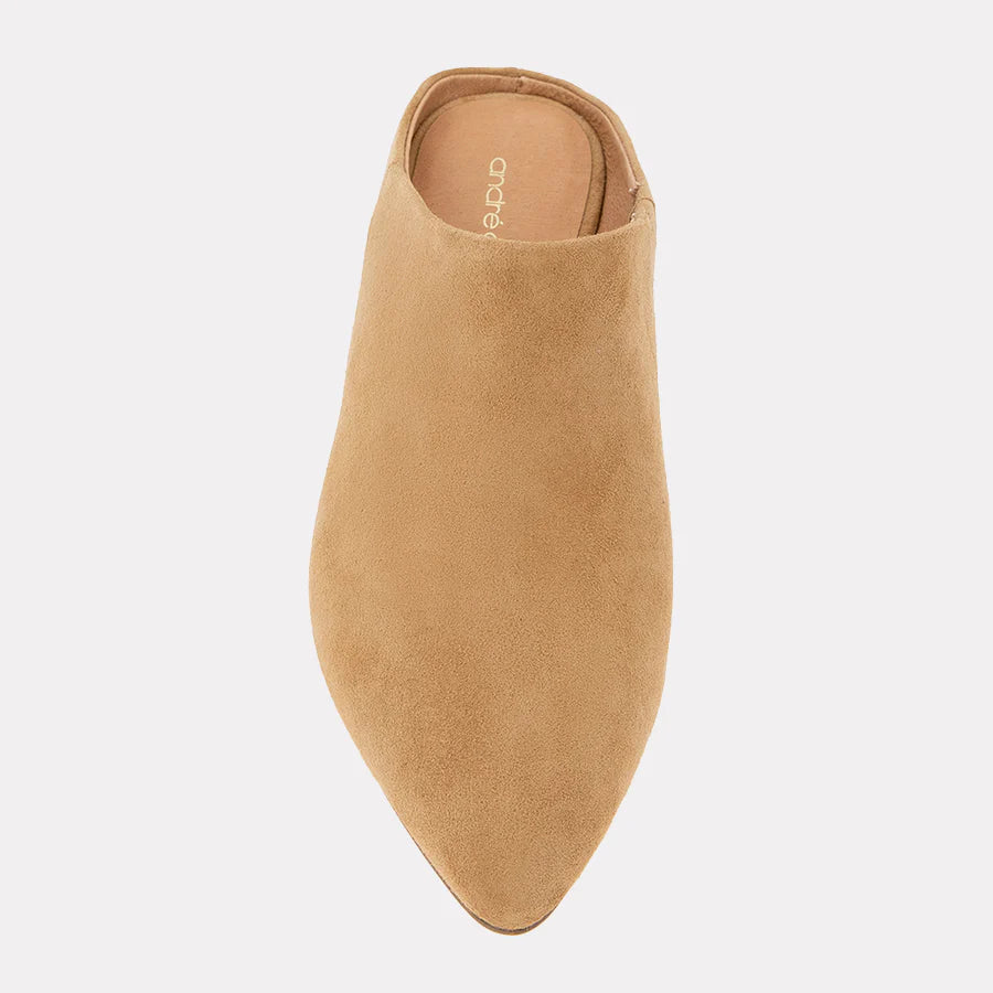 Wyatt Suede Mule - Biscuit